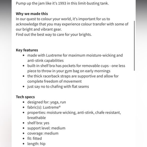 Lululemon test your limits heathered gray/ white size 4 - Picture 4 of 8